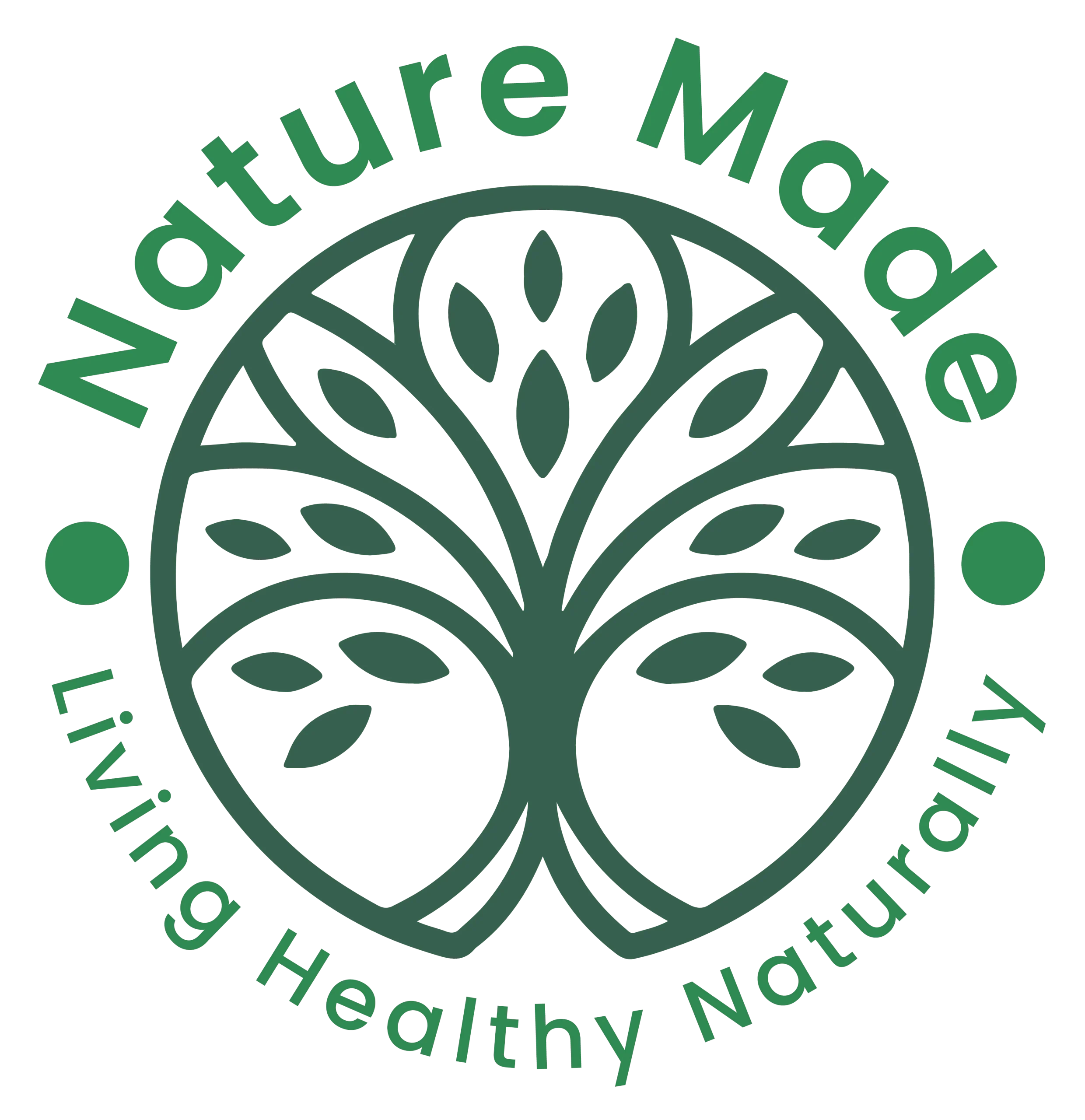 Nature Made, Living Healthy Naturally Logo